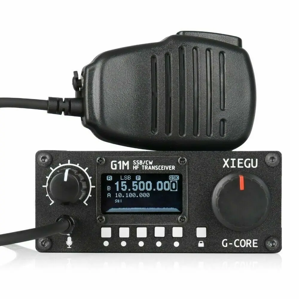Любительское радио XIEGU G1M SSB/CW 0,5-30 MHz Moblie радио HF трансивер Ham QRP