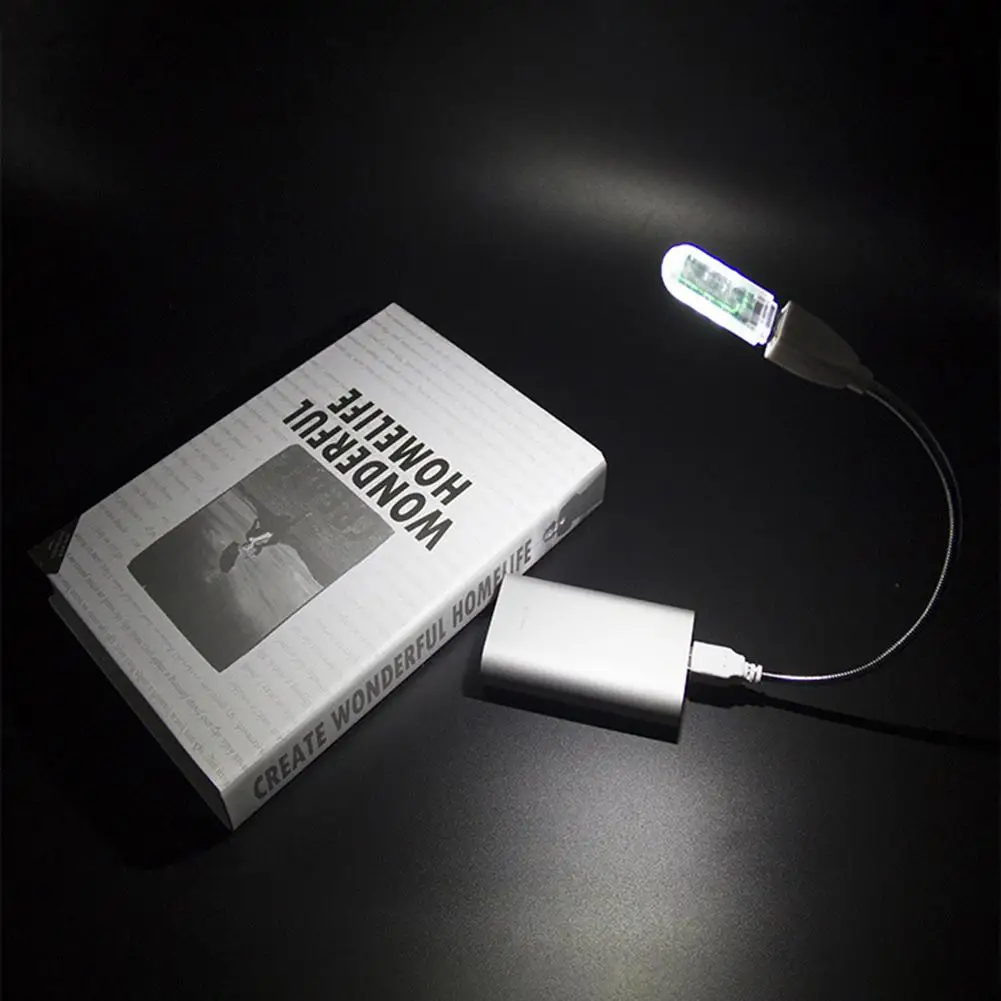 

Portable 3 LED USB Light Eye Caring Power Bank Laptop Insert Mini Reading Lamp Universal Eye Caring Lamp Night Lights
