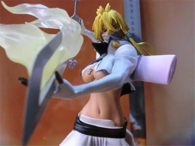 New Anime Bleach Arrancar Tercera Espada Tear Halibel PVC Action Figure Model Toys Sexy Girl Figuras Dolls Cosplay Gift 27cm (1)