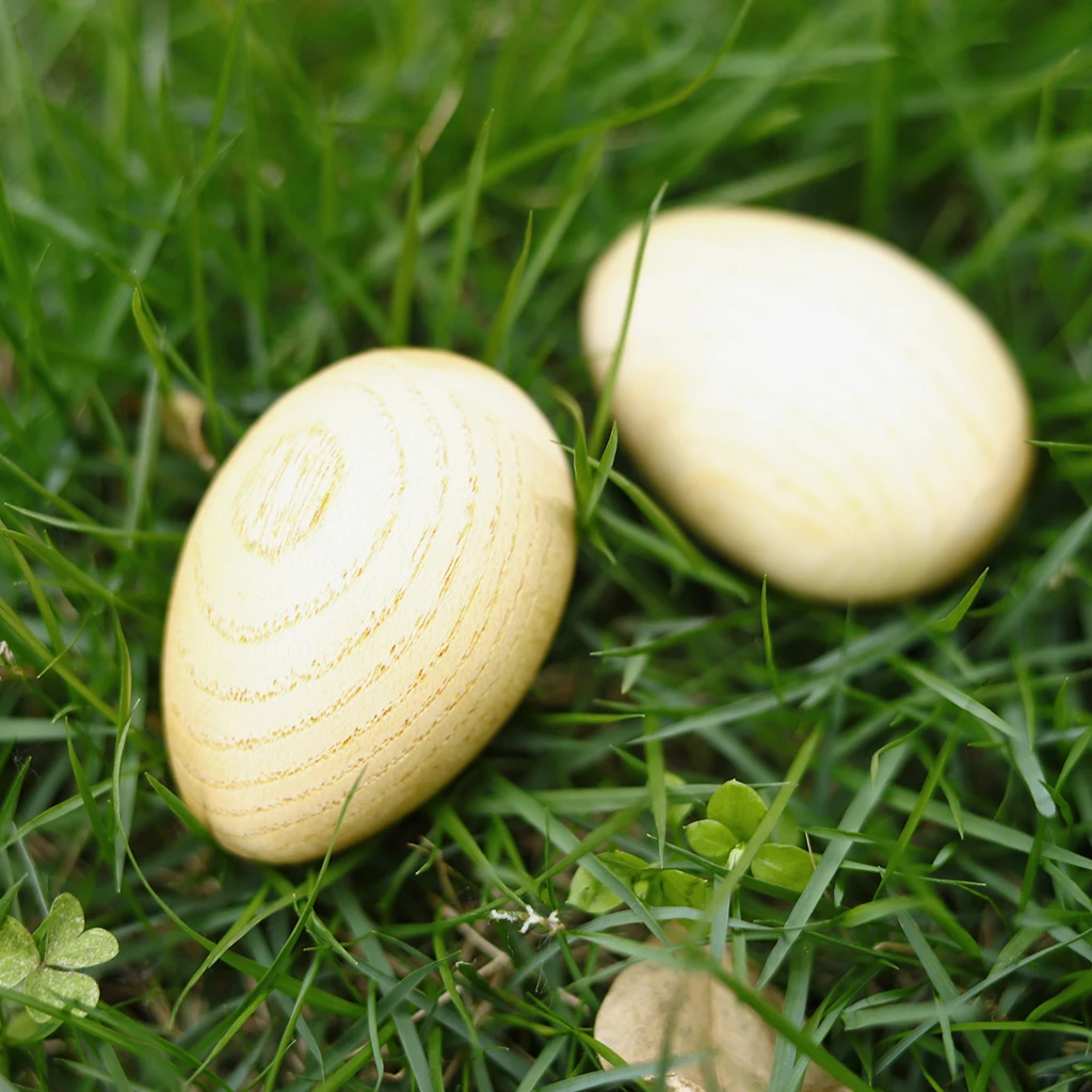 1 Pair Musical Toys Wooden Sand Eggs Kids Baby Shake Toys Gifts Comfor Grip