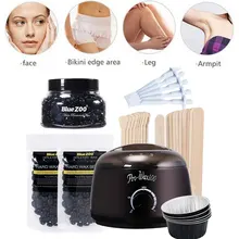 Wax Bean Heater Wax Warmer Wax Therapy Machine Melting Wax Machine Suits Professional Mini Suit Black for Facial Care