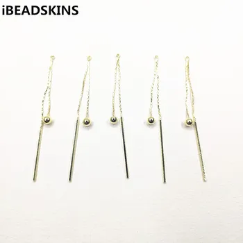 

New arrival! 72x5mm 50pcs ball with chain charm/Connectors for Necklace,Earrings parts,hand Made Jewelry DIY