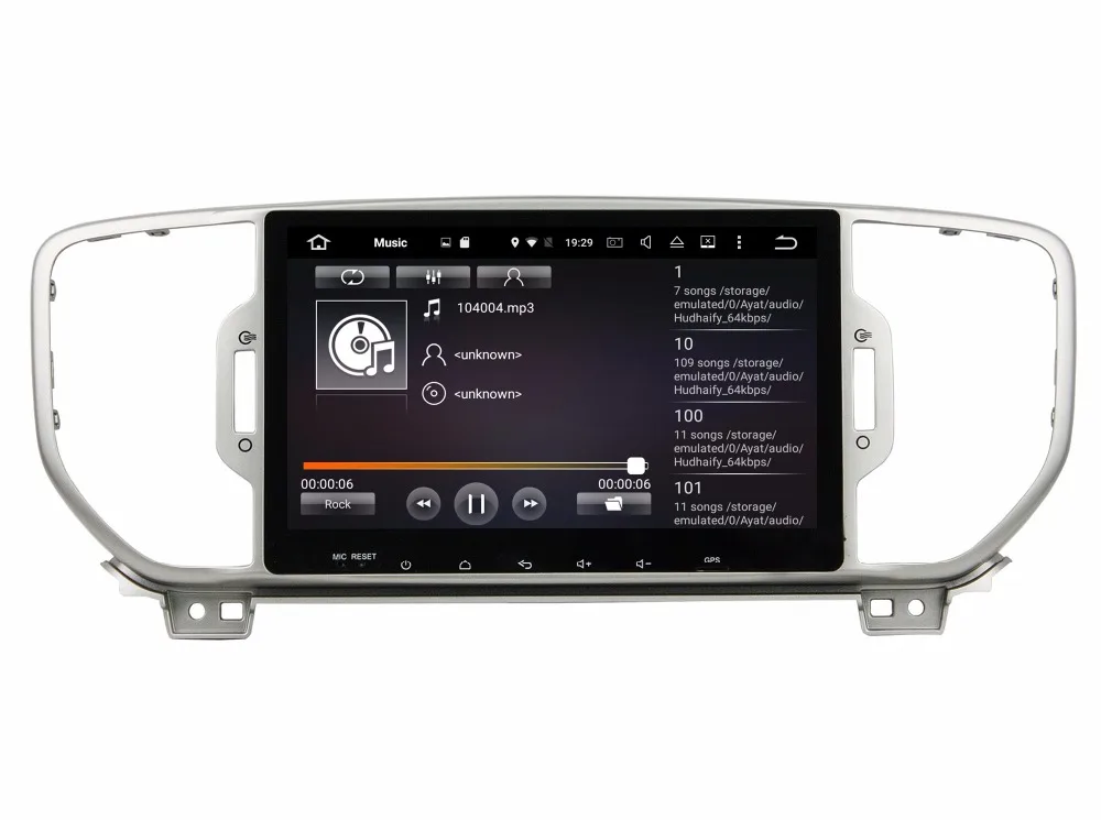 Cheap 9" Octa Core Android 9.0 Car GPS radio Navigation for Kia Sportage 2017-2018 with 4G and Wifi,DVR,OBD 4