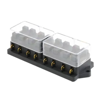 

Universal 12V 8 Way Fuse Box Block Fuse Holder Box Car Vehicle Circuit Automotive Blade Car Fuse Accessory Tool hot selling