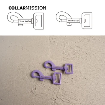 

100pcs/lot Violet baking paint dog clip durable and strong swivel hook We provide laser engraving service customize LOGO CPK20V