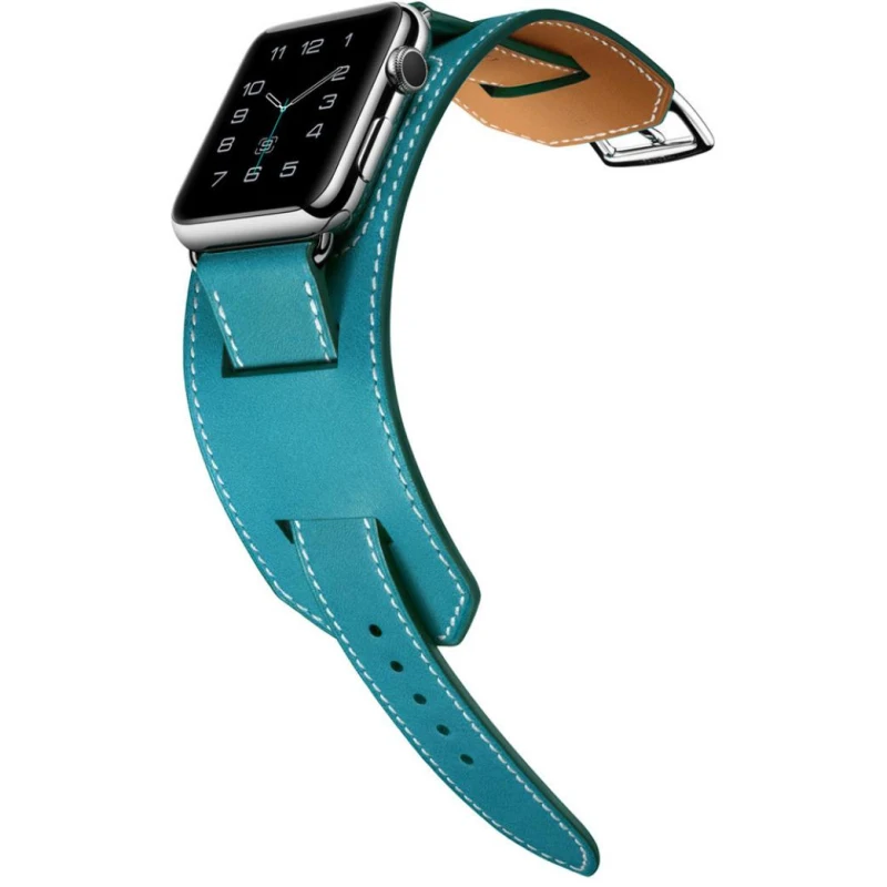Наручный ремень для Apple Watch Band кожаный ремешок 42 мм 38 мм ссылка браслет для iWatch ремешок серии 4 3 2 1