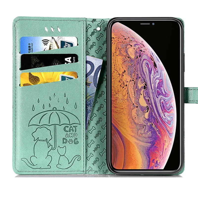 belt pouch for mobile phone For Xiaomi Redmi 9C NFC Case Leather Soft Silicone Phone Case For Xiaomi Redmi 9C Case Flip Bumper on Redmi9C 9 C Fundas Coque cell phone lanyard pouch