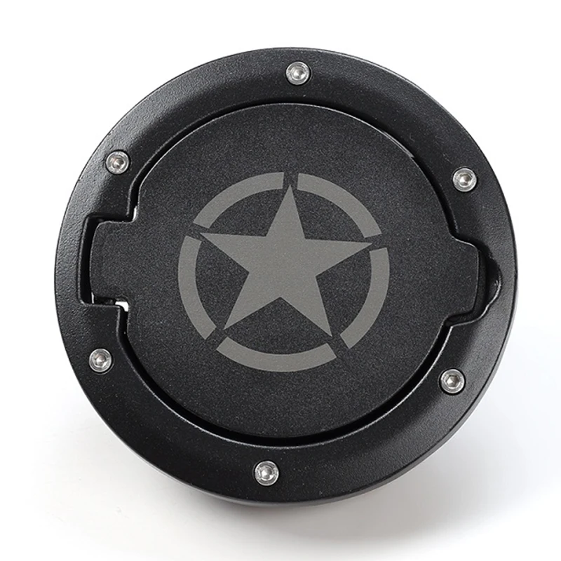 04961 Крышка бака для Jeep Wrangler JK ABS крышка топливного бака для Wrangler JK 2007- Unlimited Sport Sahara Rubicon - Цвет: 04961