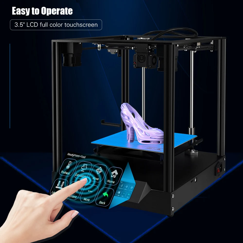 Два дерева 3d принтер Sapphire Pro CoreXY 3d принтер DIY Набор автоматическое выравнивание печать на 235*235*235 мм 3,5 дюймов сенсорный экран