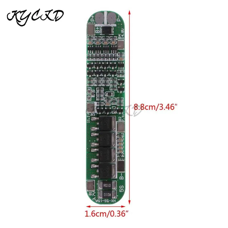 BMS 5S 18 5 в 15 а 18650 Защитная плата для зарядки литиевой батареи защита от перезарядки