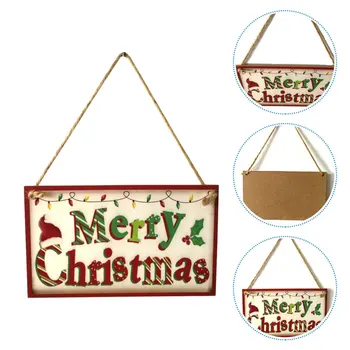 

1 pc Hanging Plaque Outdoor Party Supplies Board Hanging Sign for Cafe