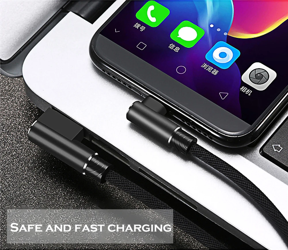 USB кабель 90 градусов зарядное устройство кабель для передачи данных для iPhone 11 Pro XS MAX XR X 8 7 6s Plus зарядный кабель для мобильного телефона быстрое зарядное устройство Шнур