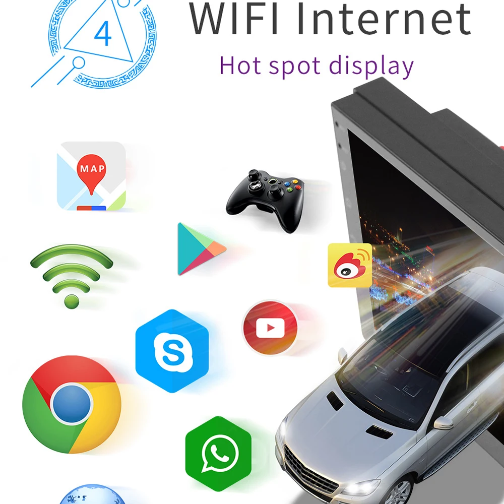Авторадио 2 DIN Авторадио Android 8,1 мультимедийный плеер радио Coche сенсорный экран Wifi зеркало GPS Link радио Para автомобильное радио для машины