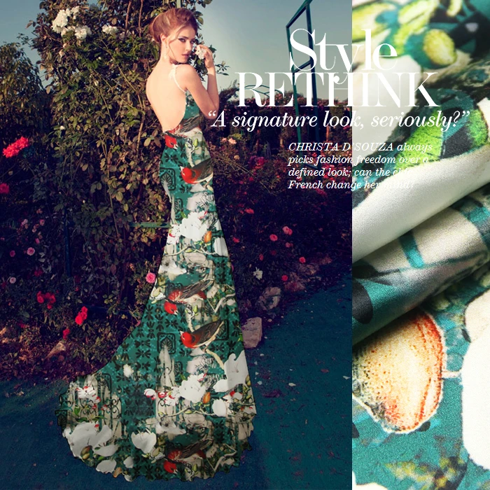 118 см печатная шелковая ткань для платья 19 мм шелк стрейч атласная ткань цифровой струйный спандекс ткань оптом шелковая ткань