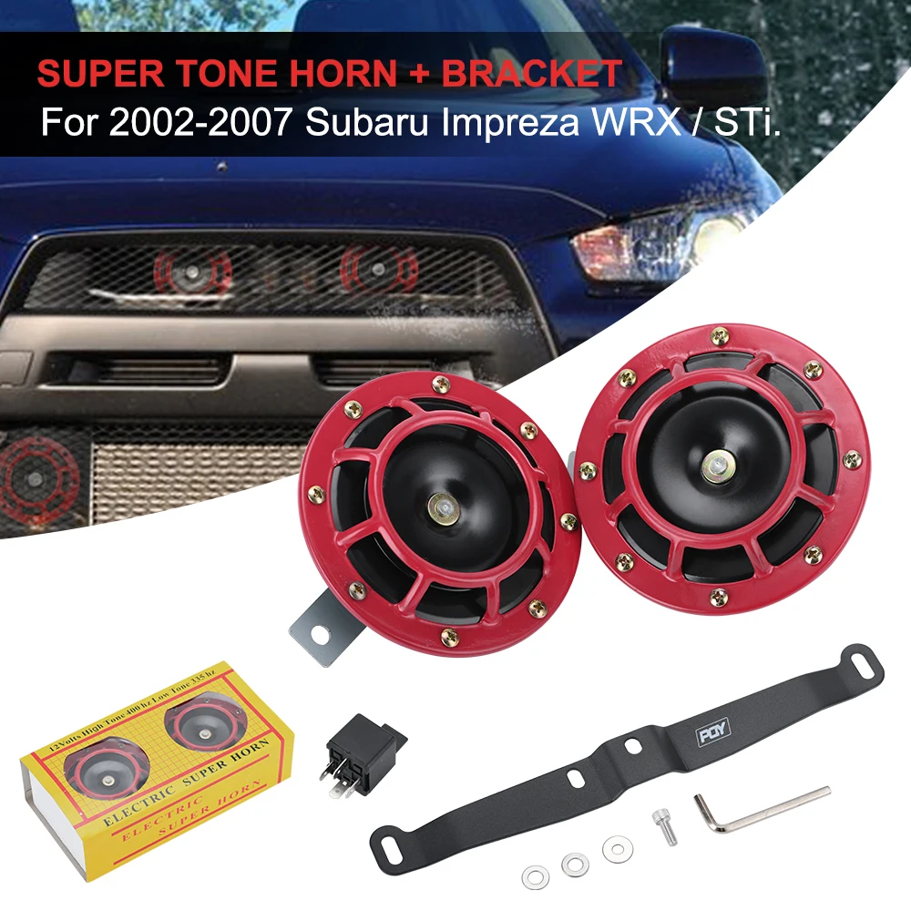 12v 115DB Super Loud Compact Electric Blast Tone Air Horn Kit with bracket For Motorcycle and Car 2pcs