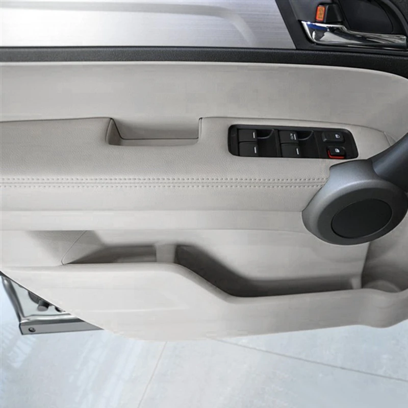 Автомобильная панель передней двери кожаный подлокотник Крышка для Honda CRV CR V 2007