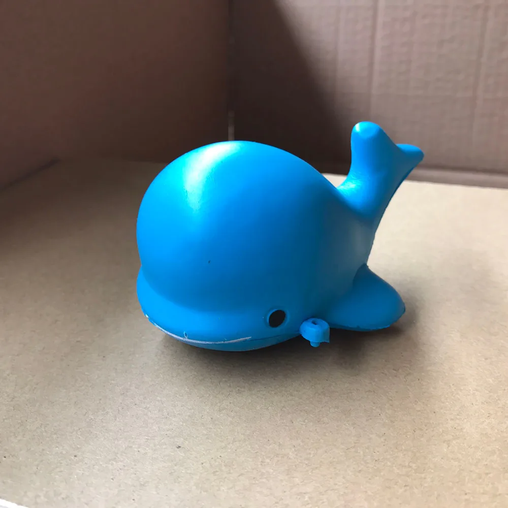 Cute Slowly Rebound Squishies Toy Anti-stress 10CM Soft Whale Cartoon Slow Rising Squeeze Toy Phone Straps Keyring Kawaii