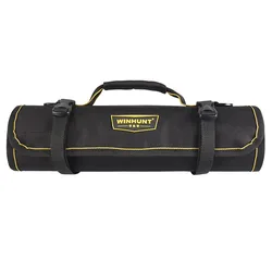 Sac à outils multifonction en tissu Oxford pour électricien, sac de rangement étanche Anti chute à poches multiples 