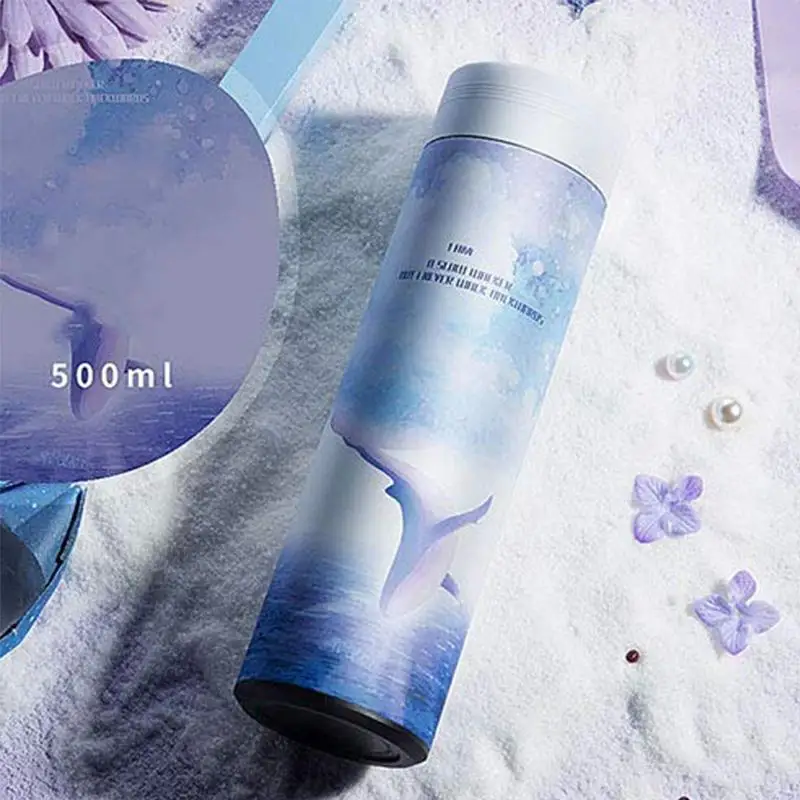 500ML Thermos Bottle 304 Stainless Steel Vacuum Flask Insulated with Infuser for Tea Thermocup Travel coffee mug |