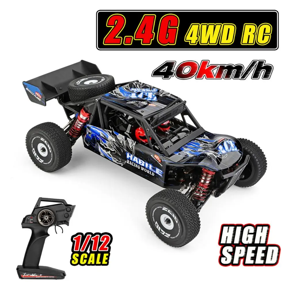 Wltoys 124018 1/12 RC Автомобиль 2 4G 4WD 60 км/ч высокоскоростной автомобиль внедорожный
