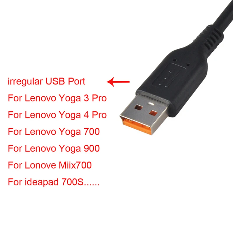 1PCS USB Cable AC Power Supply Adapter Charger Charging Cord for Lenovo Yoga3 Pro Yoga 3 Pro Yoga 4 700 900 miix 700