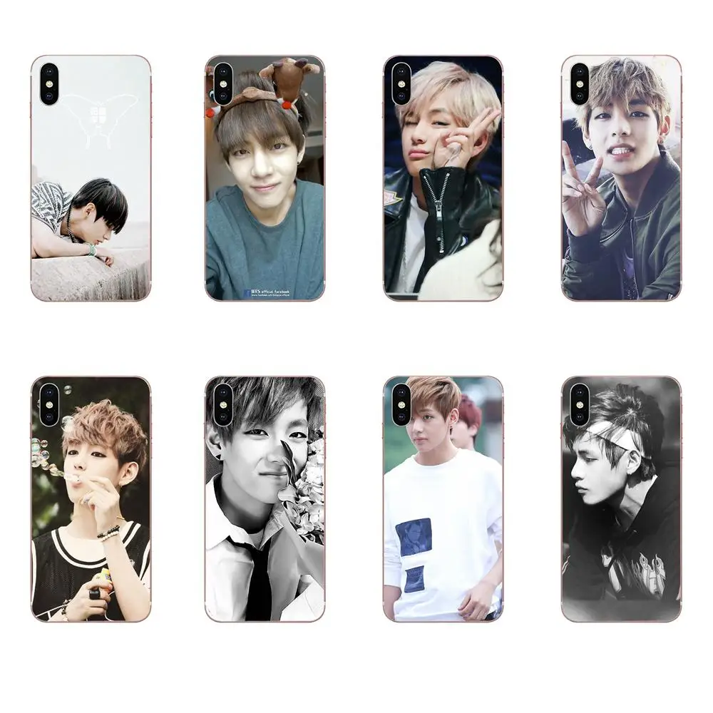 

For LG G2 G3 G4 G5 G6 G7 K4 K7 K8 K10 K12 K40 Mini Plus Stylus ThinQ 2016 2017 2018 Soft TPU Cases Bangtan Boys Taehyung Run