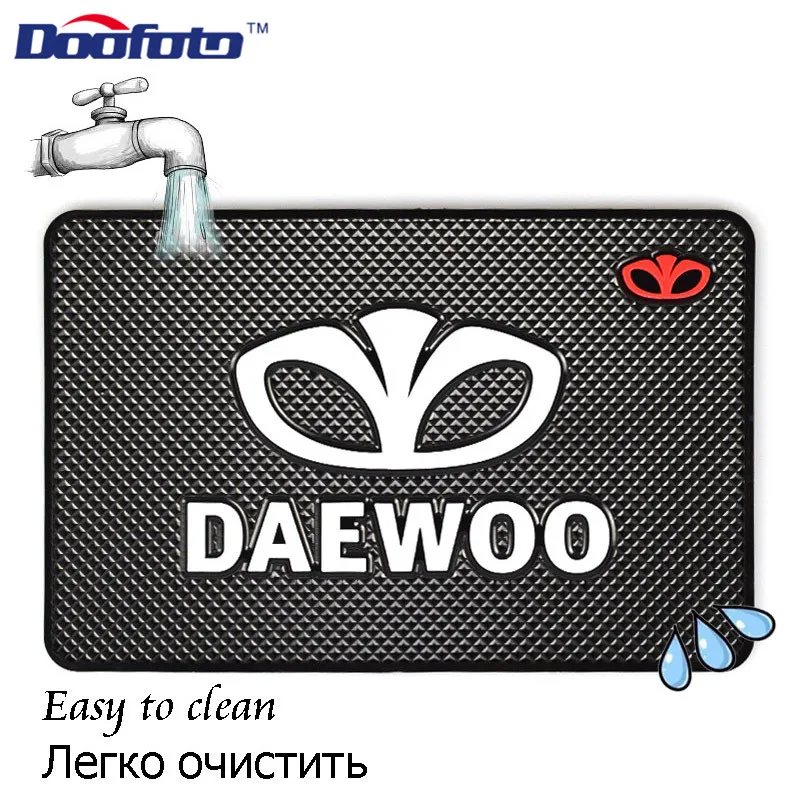Doofoto автомобильный стикер Противоскользящий коврик для Daewoo Matiz Nexia Lanos Kalos Gentra Nubira Espero Damas аксессуары для интерьера Стайлинг коврик