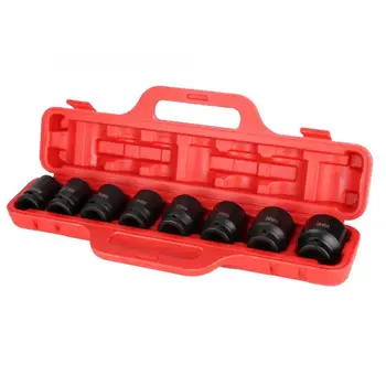 

Tool Set 8pcs 3/4 Inch Drive Deep Impact Hex Head Adapter Socket Set Repairing Tool High Hardness Hand tools