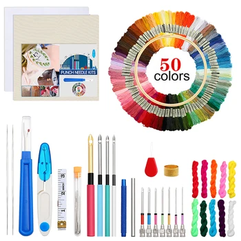 

1Set Embroidery Stitching Tool Sewing Supplies Stainless Steel for Poking Stitch Punch Needles Multi Purpose Crochet Knitting