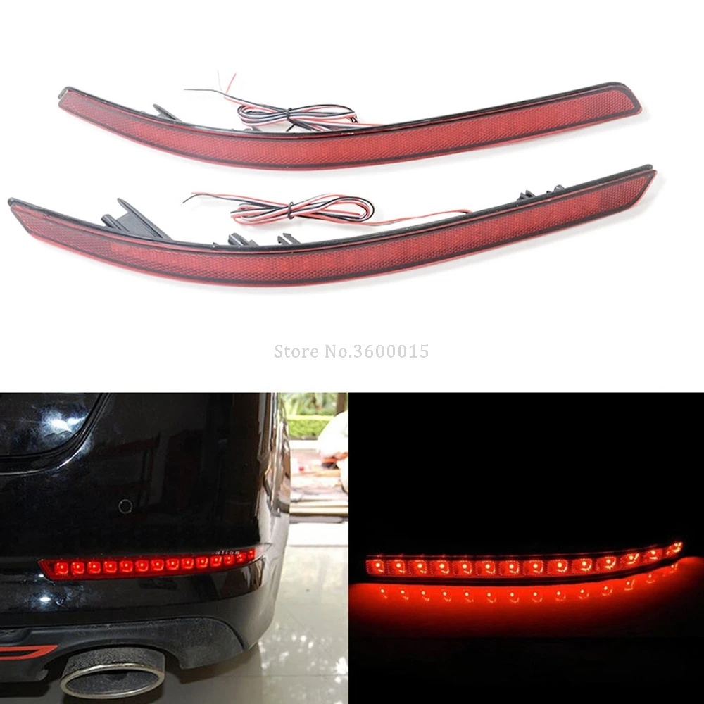 

For Kia K5 Optima 2011 2012 2013 2pcs Rear fog Lights Assembly Tail Foglamp Running lights brake light Accessories car parts