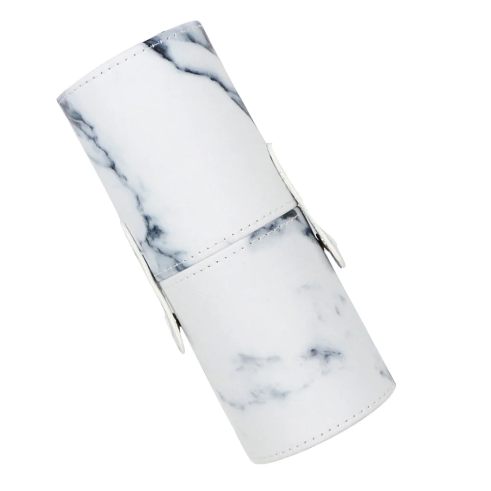 Makeup Brush Cup Holder with Marble Pattern PU Leather Cosmetics Brush Organizer Makeup Brush Cup Holder with Marble Pattern PU Leather Cosmetics Brush Organizer
