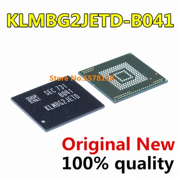 

2-10PCS KLMBG2JETD-B041 BGA153Ball EMMC5.1 5.1 32GB Mobilephone Memory New original