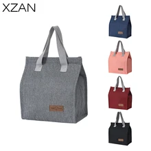 New Lunch Bag New Thermal Insulated Lunch Box Tote Cooler Handbag Bento Pouch Dinner Container School Food Storage Bags