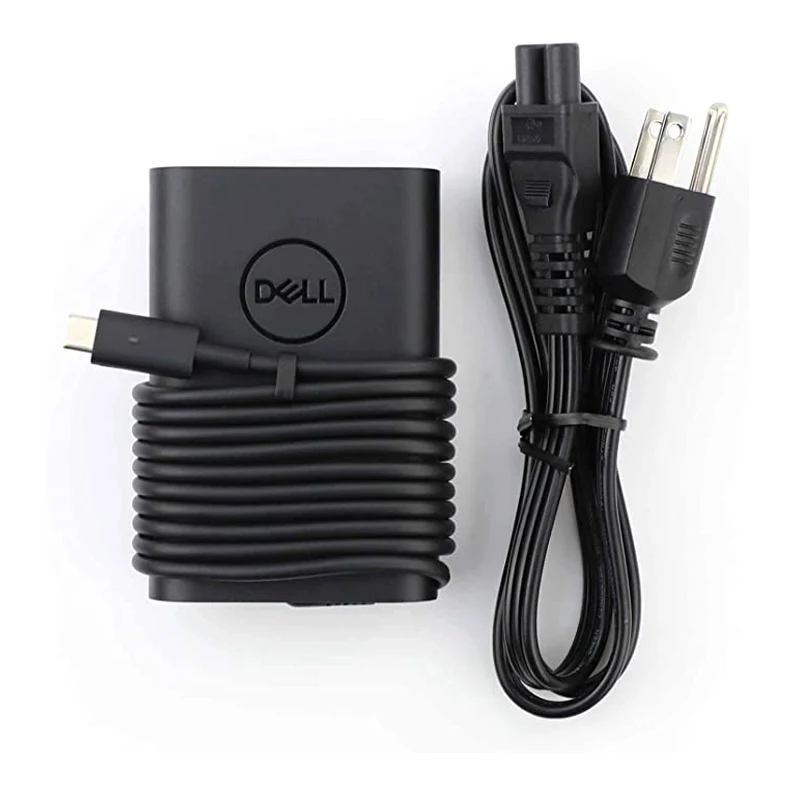 

New Origina 65W Type C AC Charger for Dell Latitude 3400 3500 5300 5400 5500 7200 7300 7400 Laptop Power Supply Adapter Cord