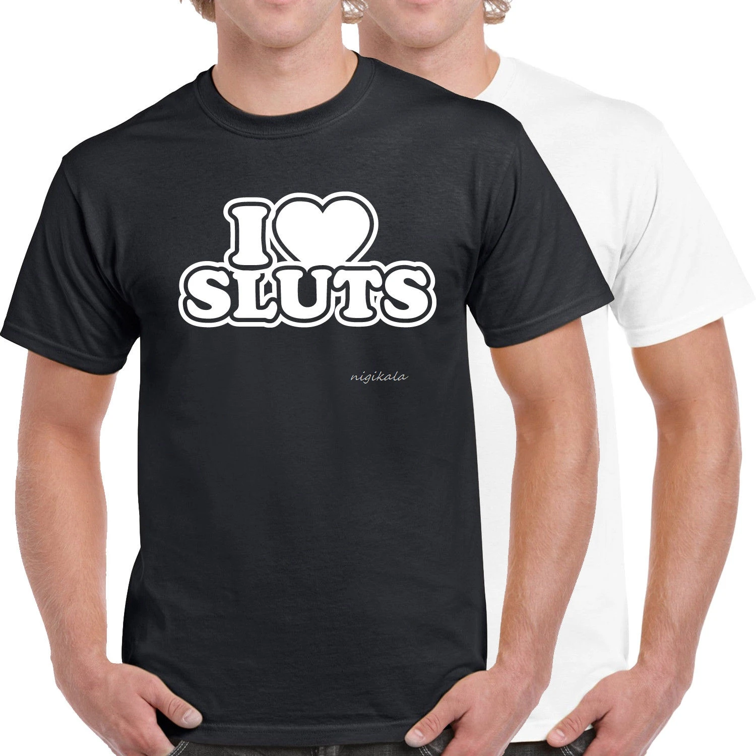 I Love sluts футболка s-5XL несколько цветов новые футболки Забавные топы унисекс |