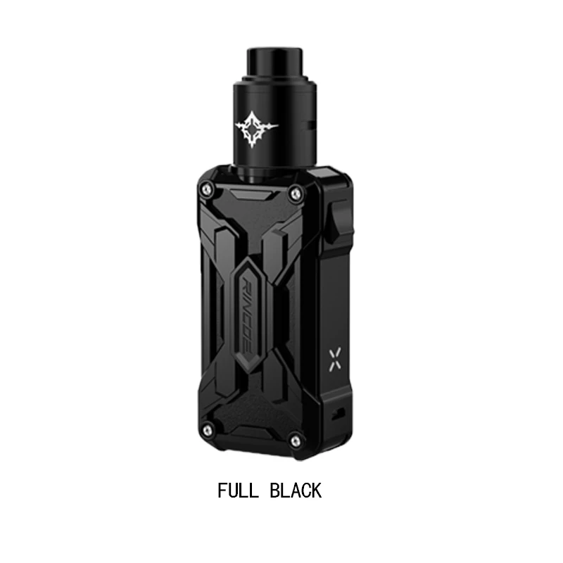 FULL BLACK Rincoe mechman nano 90 Вт RDA комплект Питание от одной батареи 18650 810pom капает манто мини Vape Mod Kit VS Aegis X - Цвет: FULL BLACK
