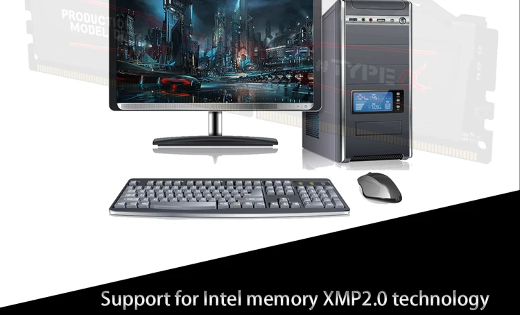 1.2v da memória de gloway garantia vitalícia memória ram ddr4