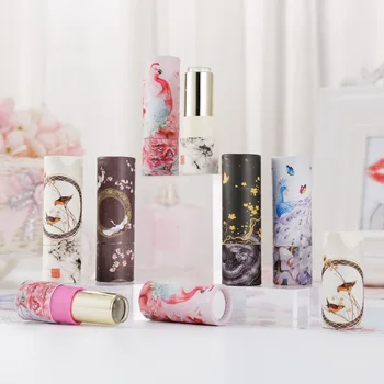 

1pcs 12.1mm Empty Lipstick Tube 5 Colors For Choice Paper Cardboard Lip Balm Containers For Women Rouge Refillable Bottles