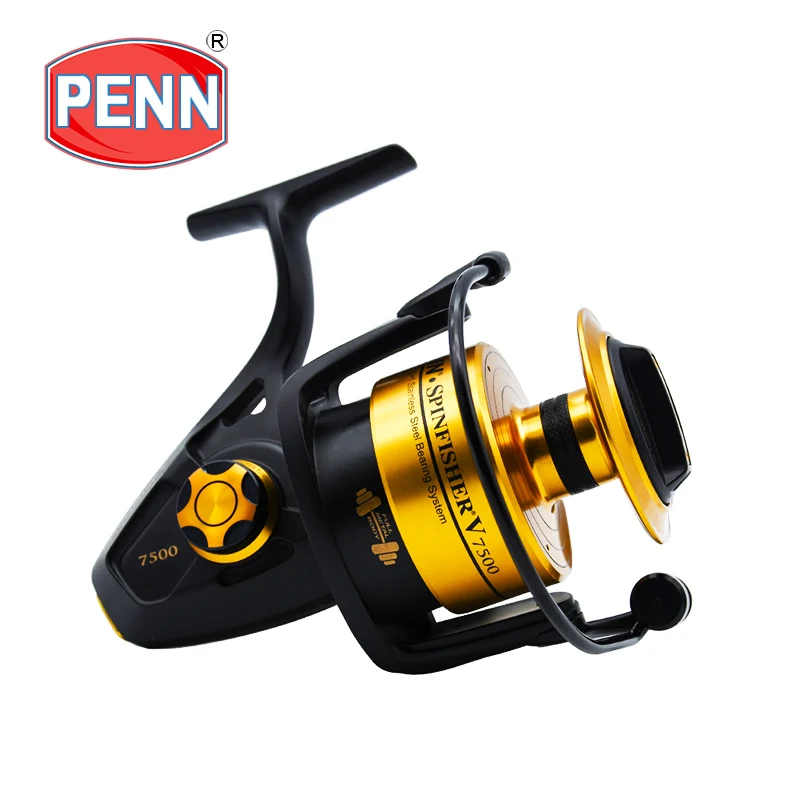 Original PENN Spinfisher V SSV 3500-10500 Spinning Fishing Reel Saltwater Reels Full Metal Body Fishing Reel