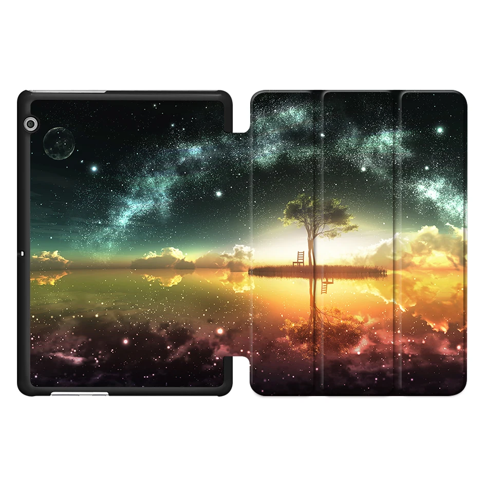 MTT из искусственной кожи флип-чехол для huawei MediaPad T3 10 AGS-L09 AGS-L03 Honor Pad 2 9,6 дюймов Чехол с трехслойной подставкой чехол для планшета Funda - Цвет: HW16