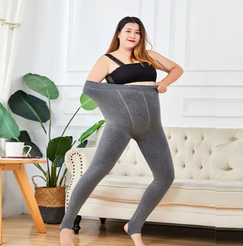 

Womens Plus Size Tights for 90Kg Very Soft Warm Thick Thermal Leggings in Winter ouc401