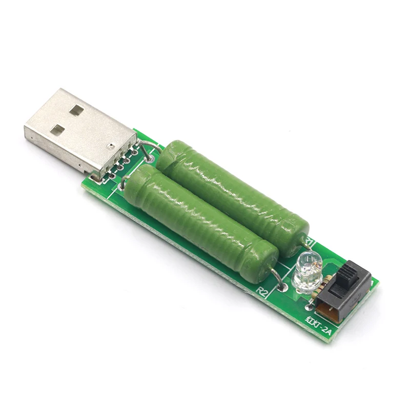 USB порт мини разрядный резистор цифровой измеритель напряжения тока тестер 2а/1А с