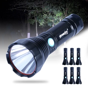 

Tactical SST40 LED Flashlight 4 Modes Night Torch Lamp 26650 + USB Cable Ultra Bright Rechargeable Flashlight