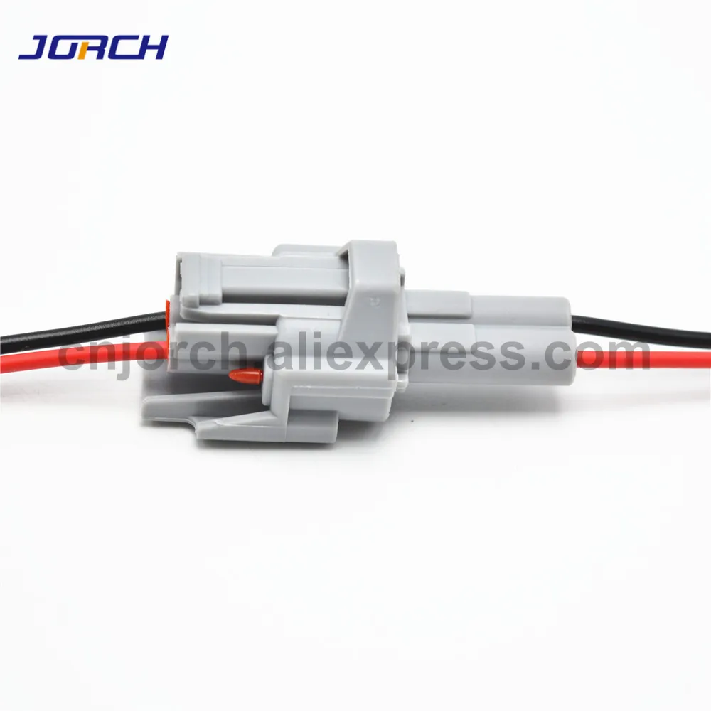 1 комплект Nippon Denso 2 Pin водонепроницаемый мужской и женский жгут проводов верхний слот топливный инжектор разъем 6189-0060 с кабелем 15 см