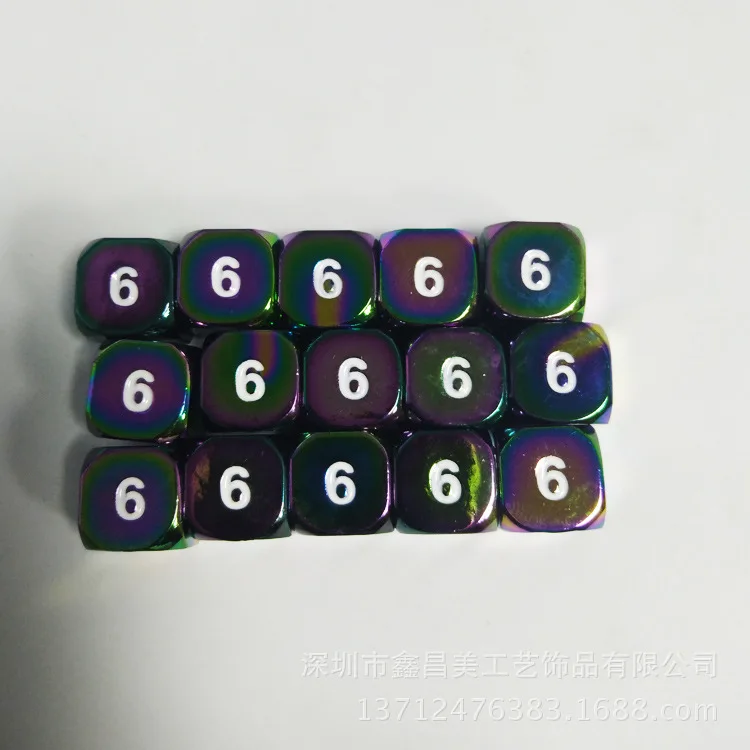 Источник D20 поверхность с цифрами игральные кости Металлические игральные кости одно зерно 20 мм