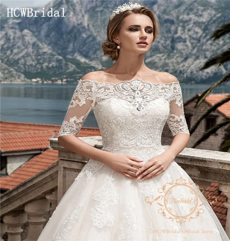 

2019 Lace Wedding Dresses With Jacket Sweetheart Corset Back A Line High Quality Bride Gowns Customize Robe De Mariee