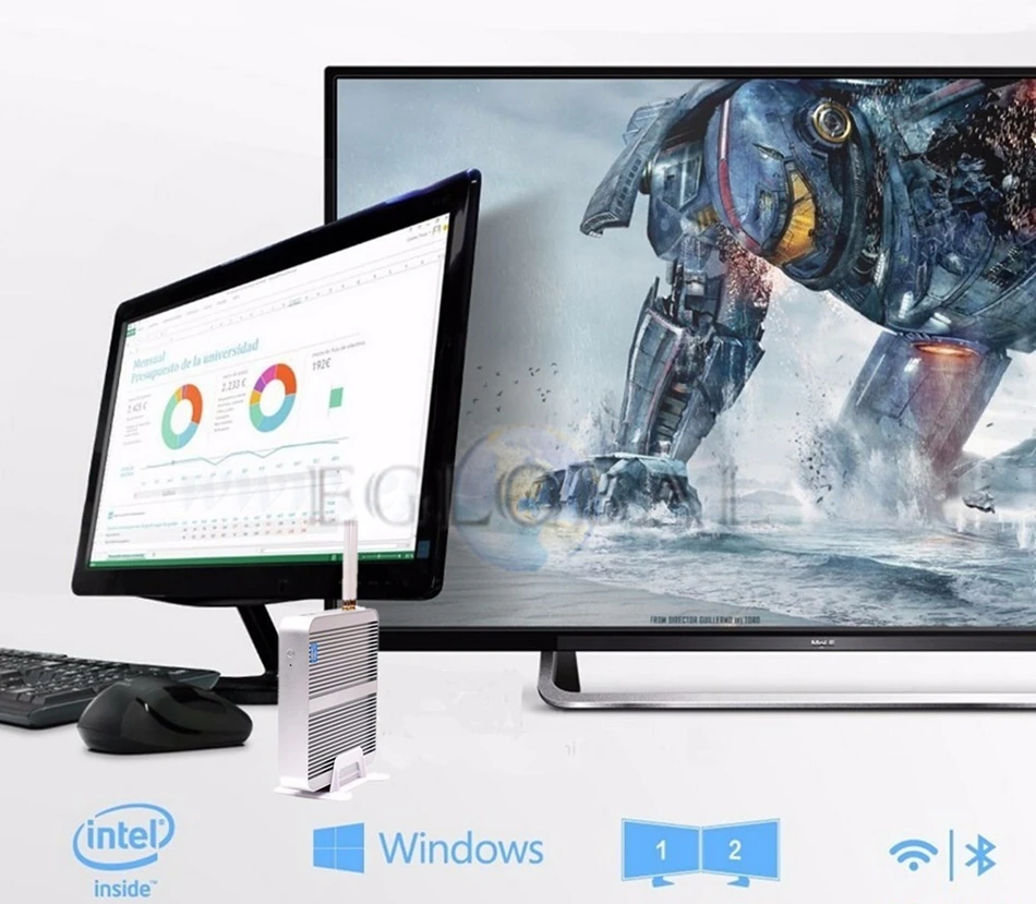 Topton безвентиляторный мини компьютер i7 8550U/7560U i5 8250U/7260U 2* DDR4 Msata+ M.2 SSD Micro PC Win10 Pro Barebone HTPC Nuc VGA HDMI