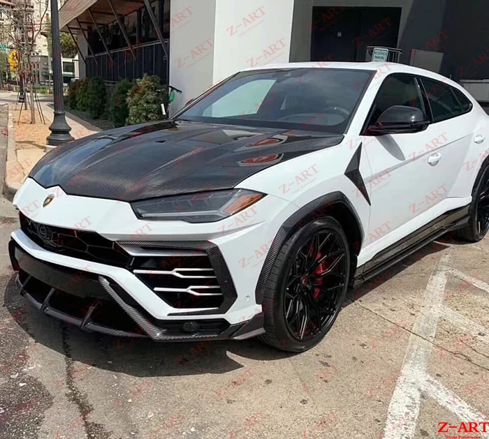 Z-ART полностью из углеродного волокна капот двигателя для Lamborghini Urus капот двигателя из углеродного волокна для Urus крышка двигателя из углеродного волокна