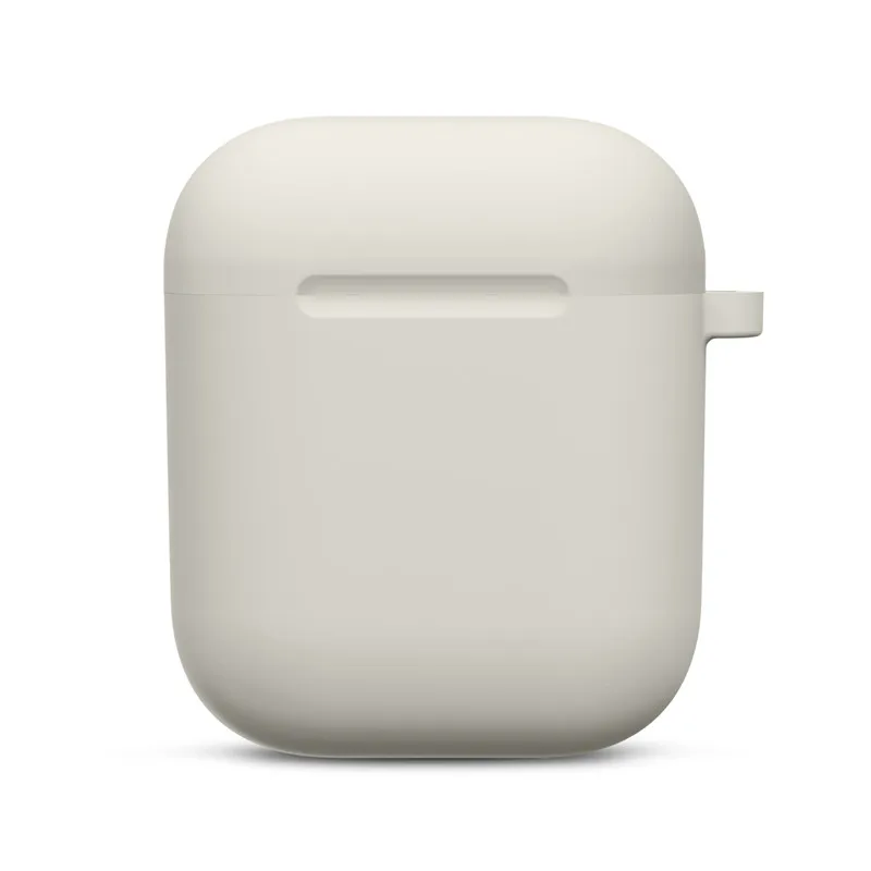 Light White Мини Мягкий силиконовый чехол для Apple Airpods противоударный чехол для Apple гарнитура для Airpods чехол s ультра тонкий Air Pods защитный чехол - Цвет: Light White