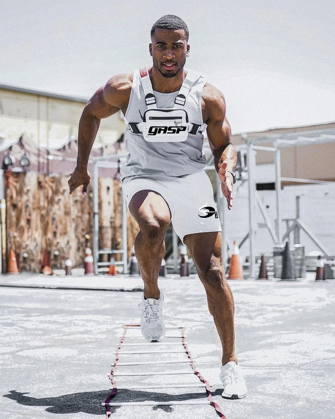 

2019 New Style MEN'S Athletic Shorts Muscle Brother Outdoor Running Mock Two-Piece Fitness Breathable Casual Pants